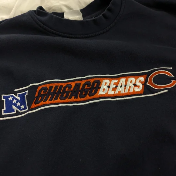 Vintage Chicago Bears NFL Sweatshirt Pullover‎ Crewneck 90s Football Unisex - Picture 7 of 7